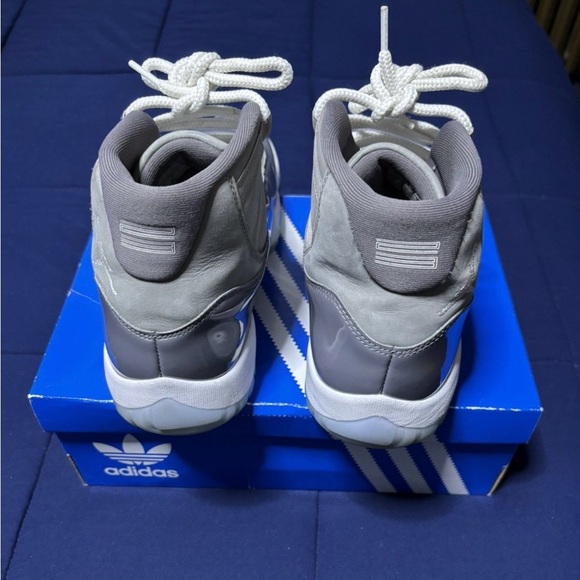 Jordan 11 Retro High Cool Grey 2021 Size 12 - Picture 4 of 6